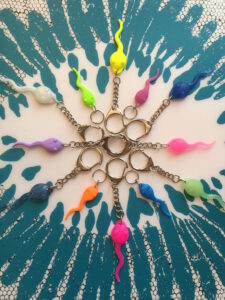 Sperm Keyring Colours.