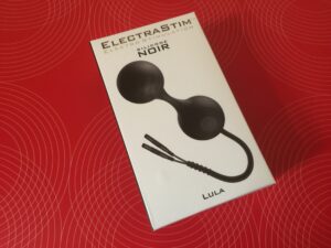 ElectraStim Silicone Noir Lula Kegel Balls Packaging.