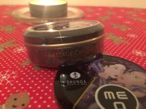 Shunga Erotic Art Massage Candle.
