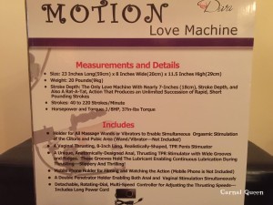 Motion Love Measurements.