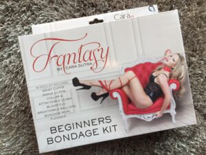 Cara Sutra Fantasy Bondage Kit Packaging.