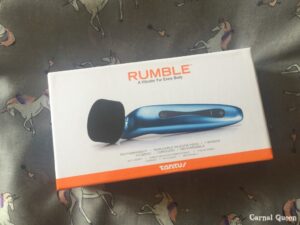 Tantus Rumble in retail packaging.